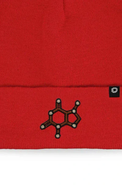 Dalix Molecule Beanie In Red