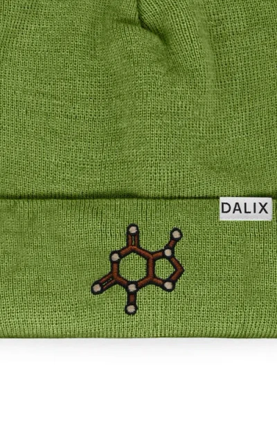 Dalix Molecule Beanie In Olive