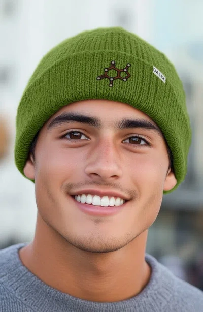 Dalix Molecule Beanie In Olive