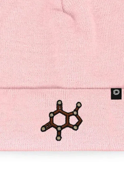 Dalix Molecule Beanie In Pink
