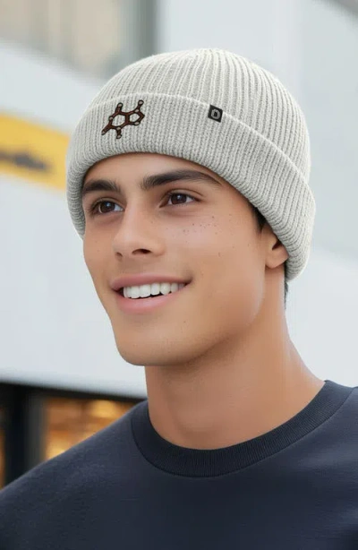 Dalix Molecule Beanie In Light Gray
