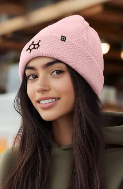 Dalix Molecule Beanie In Pink