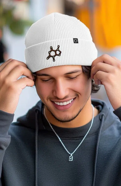 Dalix Molecule Beanie In White