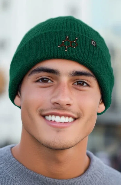 Dalix Molecule Beanie In Green