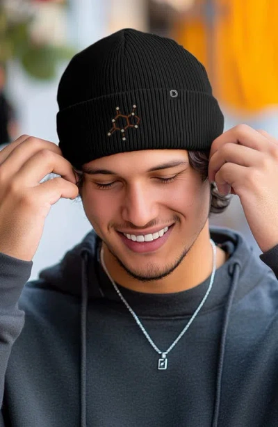 Dalix Molecule Beanie In Asphalt Gray