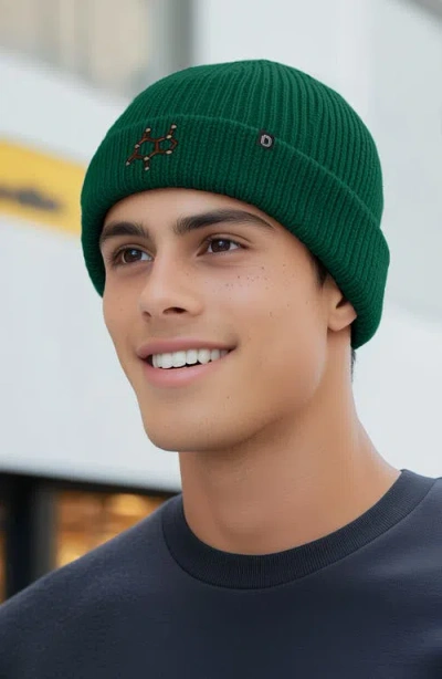 Dalix Molecule Beanie In Green