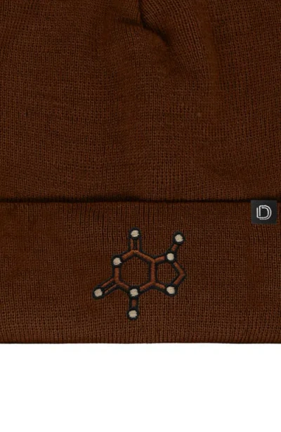 Dalix Molecule Beanie In Brown