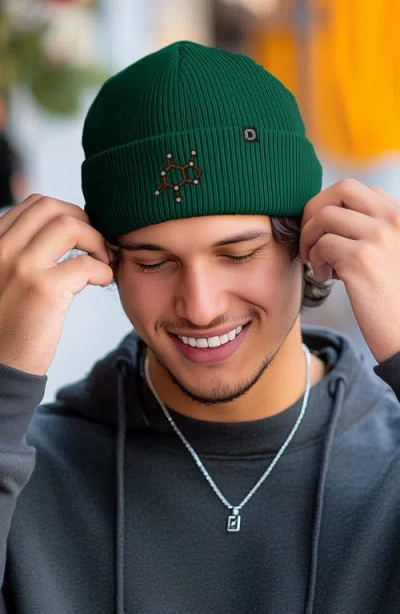 Dalix Molecule Beanie In Green