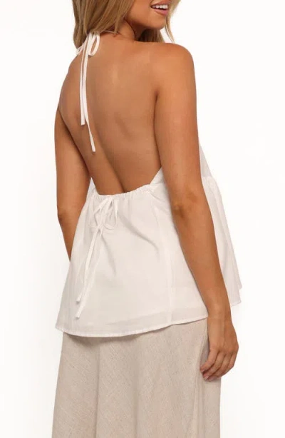 Petal And Pup Petal & Pup Valencia Peplum Halter Tank In White