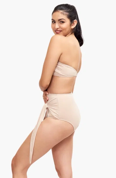Sauipe Giovanna Strapless Bikini Top In Neutral