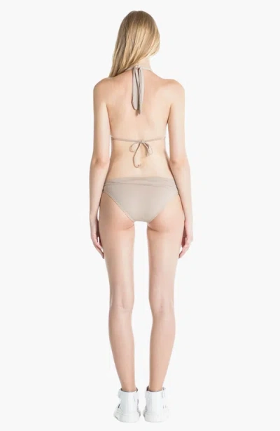 Sauipe Nina Halter Bikini Top With Pads In Camel