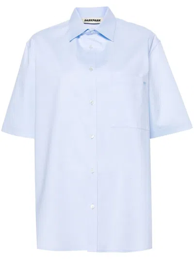 Darkpark Straight-point Collar Cotton Shirt In Multi