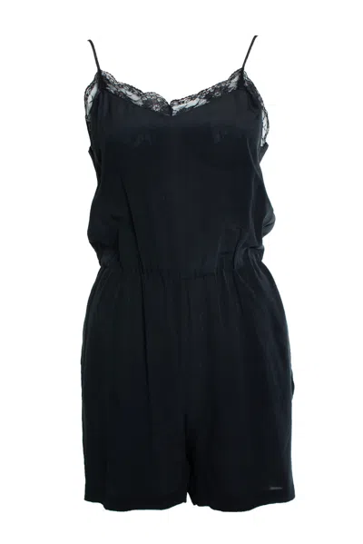 Anine Bing Playsuit In Black In Black