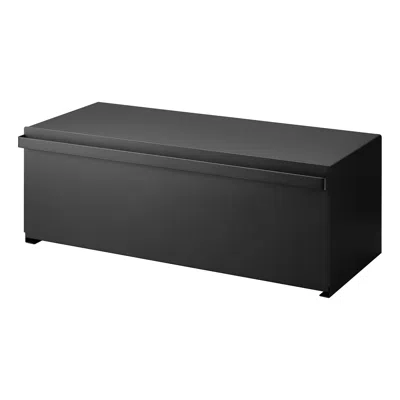 Yamazaki Home Bread Box - Wide, Steel, 32l, Supports 22 Pounds, No Assembly In Black