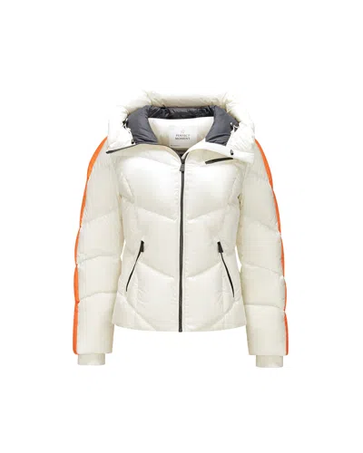 Perfect Moment Gold Star Down Jacket Xl In White