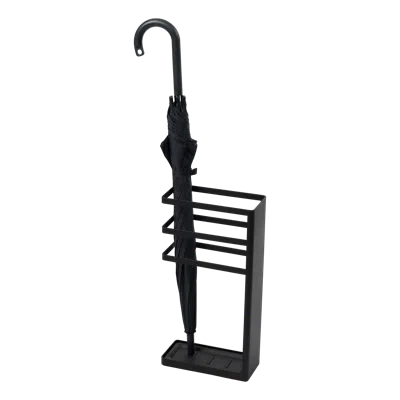 Yamazaki Home Umbrella Stand, Steel, Holds Umbrellas At Least 10.5" Long, No Assembly