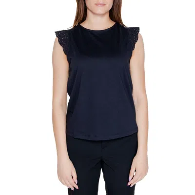 Vero Moda Cotton Cotton Tops & Women's T-shirt In Black