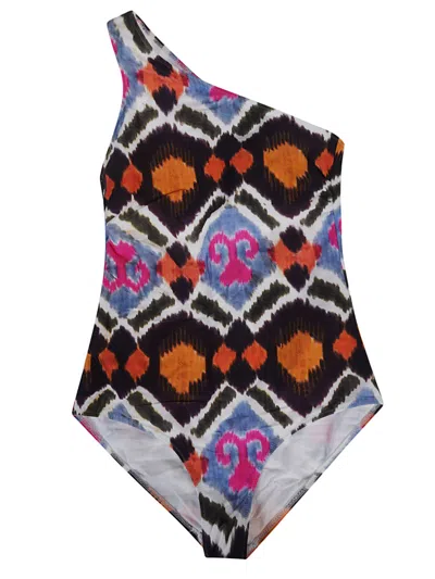 Feel Me Fab Cadaques Printed One-piece Swimsuit In Multi