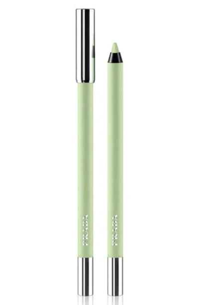 Prada Lines Durable Gliding Waterproof Eye Pencil In Menta