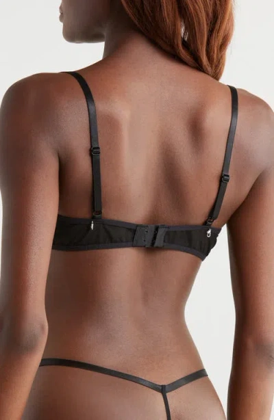 Kilo Brava Cutout Underwire Demi Bra In Black