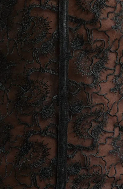 Kilo Brava Underwire Chemise & G-string Set In Black