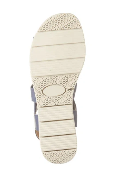 Cordani Margo Wedge Sandal In Blue Leather