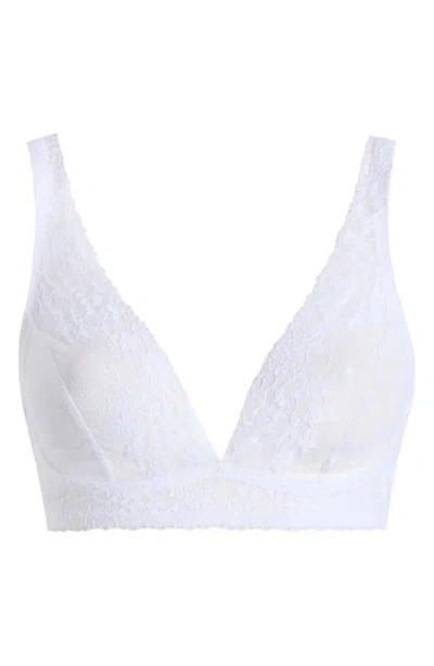 Commando Double Take Lace Bralette In White