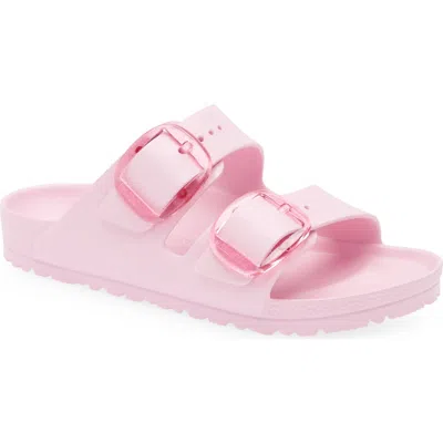 Birkenstock Arizona Big Buckle Eva Waterproof Slide Sandal In Pink