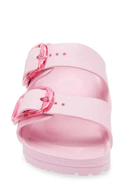 Birkenstock Arizona Big Buckle Eva Waterproof Slide Sandal In Pink