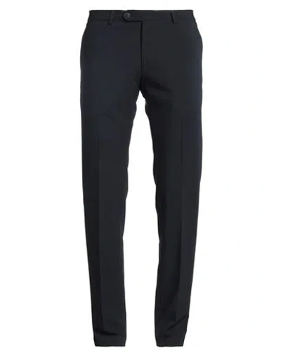 Tombolini Man Pants Midnight Blue Size 38 Polyester, Viscose, Elastane In Blue