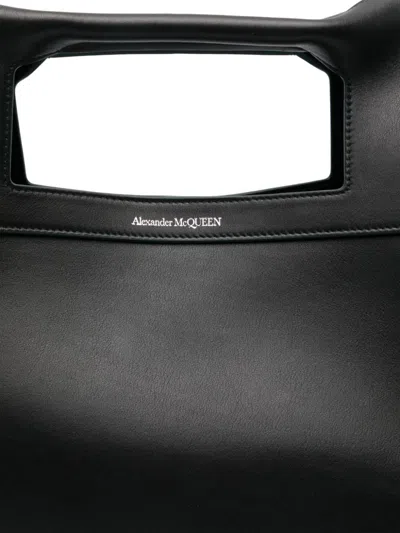 Alexander Mcqueen Alexander Mc Queen The Square Bow Leather Handbag In Black