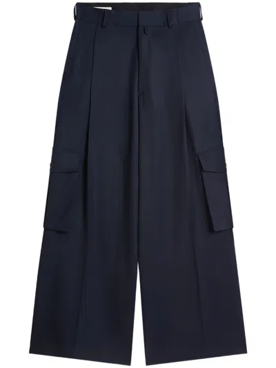 Dries Van Noten Piers Cargo Pants In Blue