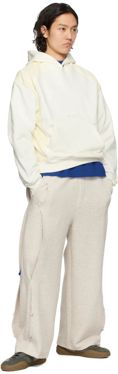 Ader Error Off-white Product. 28 Hoodie In Ivory