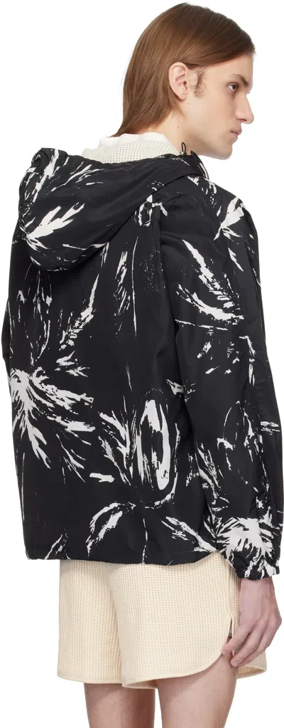 Wales Bonner Althea Mcnish Bloom Print Anorak In Black