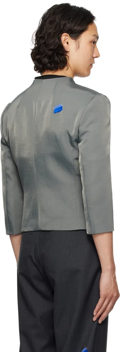 Ader Error Gray Product 3. Blazer In Charcoal