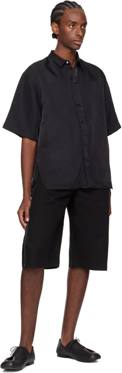 Ader Error Black Orsay Oxfords In Black