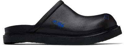 Ader Error Black Curve Sabot 02 Slip-on Loafers In Black