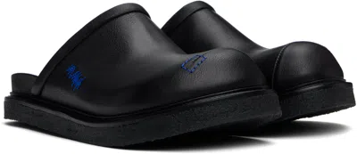 Ader Error Black Curve Sabot 02 Slip-on Loafers In Black