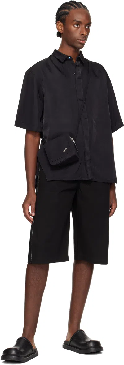 Ader Error Black Curve Sabot 02 Slip-on Loafers In Black