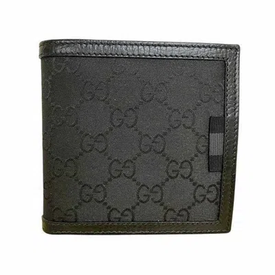 Gucci Black Nylon Coin Purse/coin Case In Black