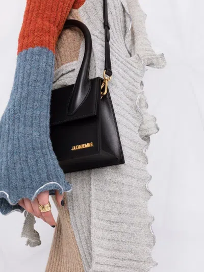 Jacquemus Small Handle And Removable Shoulder Strap In Black