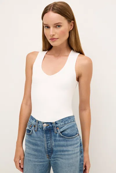 Marie Oliver Miranda Tank In White