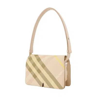 Burberry Snip Check Crossbody Bag In Pink