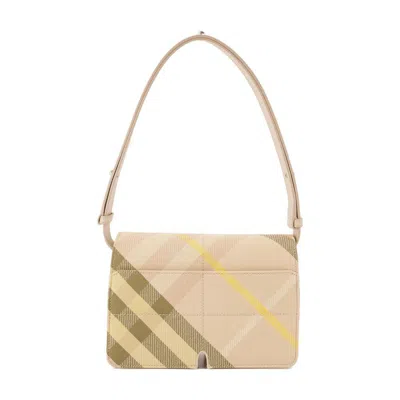 Burberry Snip Check Crossbody Bag In Pink