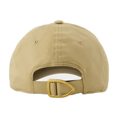 Burberry Embroidered Cotton-twill Baseball Cap In Beige