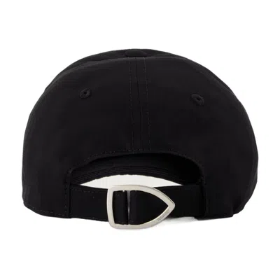 Burberry Logo-embroidered Cotton-twill Baseball Cap In Black