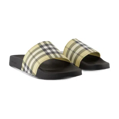 Burberry Beige Trek Sandals In Beige
