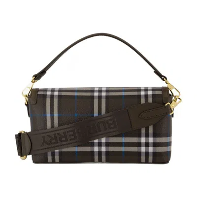 Burberry Small Note Crossbody In Grey