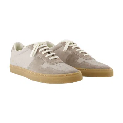 Common Projects Gray Bball Duo Slim Sneakers In Grey