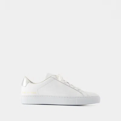 Shop Common Projects Retro Classic Sneakers In Silver